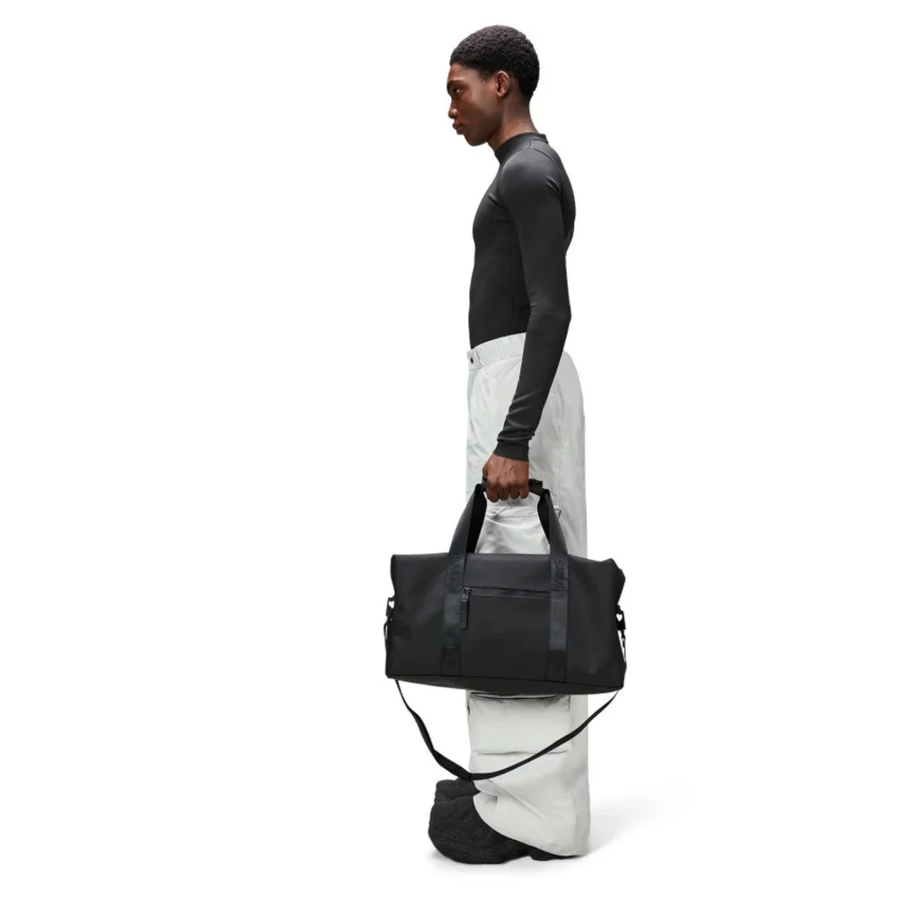 Rains Tasche Trail Gym Bag Waterproof Shoulder Strap Black One Size NWT